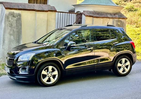 Chevrolet Trax cena 38999 przebieg: 96000, rok produkcji 2013 z Przasnysz małe 67